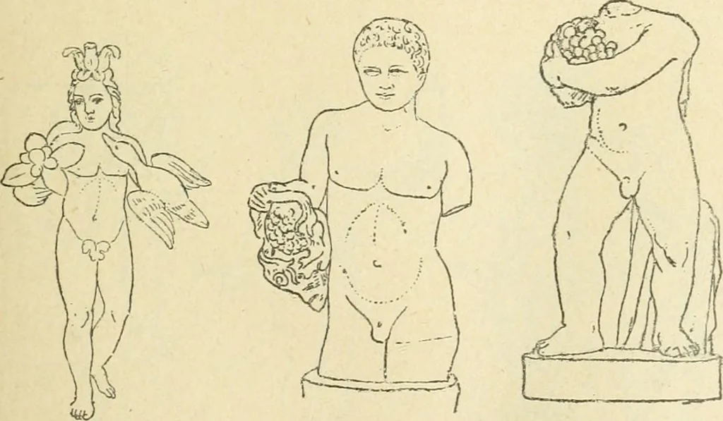 An illustration from Répertoire de la statuaire grecque et romaine, 1908, leaf 168