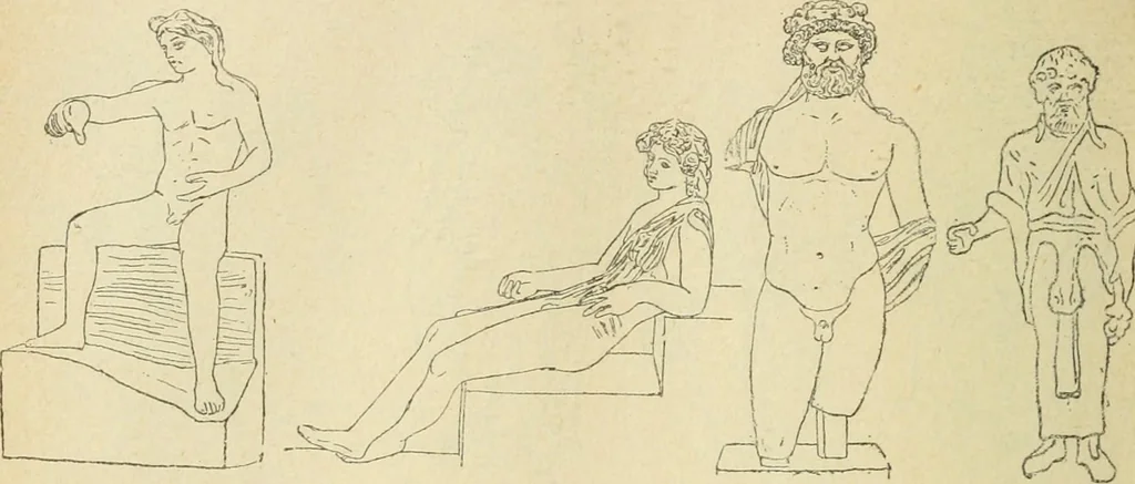 An illustration from Répertoire de la statuaire grecque et romaine, 1908, leaf 171