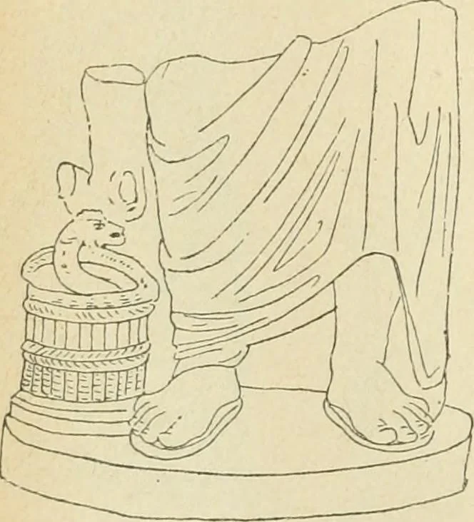 An illustration from Répertoire de la statuaire grecque et romaine, 1908, leaf 171