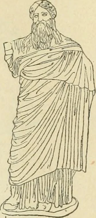 An illustration from Répertoire de la statuaire grecque et romaine, 1908, leaf 171