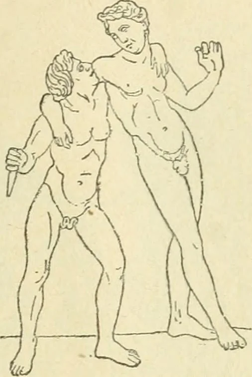 An illustration from Répertoire de la statuaire grecque et romaine, 1908, leaf 174