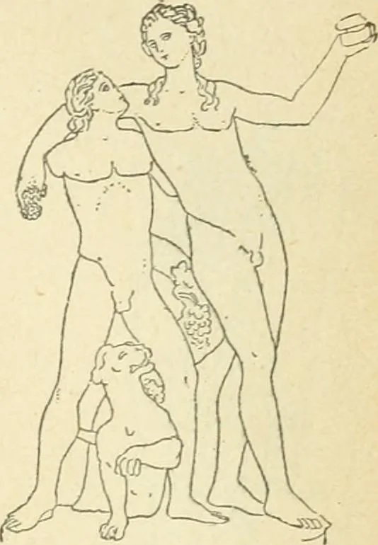 An illustration from Répertoire de la statuaire grecque et romaine, 1908, leaf 174