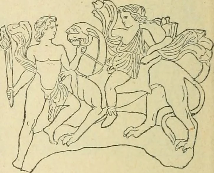 An illustration from Répertoire de la statuaire grecque et romaine, 1908, leaf 175