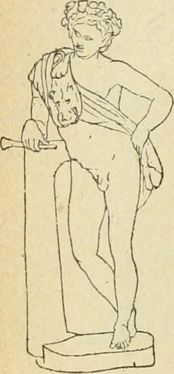 An illustration from Répertoire de la statuaire grecque et romaine, 1908, leaf 179