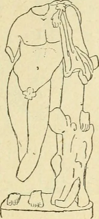 An illustration from Répertoire de la statuaire grecque et romaine, 1908, leaf 180