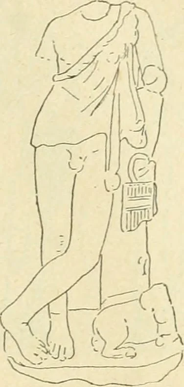 An illustration from Répertoire de la statuaire grecque et romaine, 1908, leaf 180