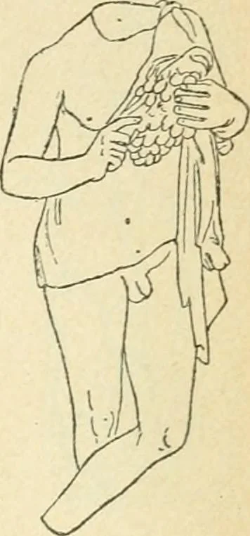 An illustration from Répertoire de la statuaire grecque et romaine, 1908, leaf 180
