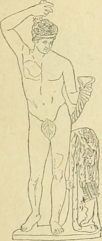 An illustration from Répertoire de la statuaire grecque et romaine, 1908, leaf 182