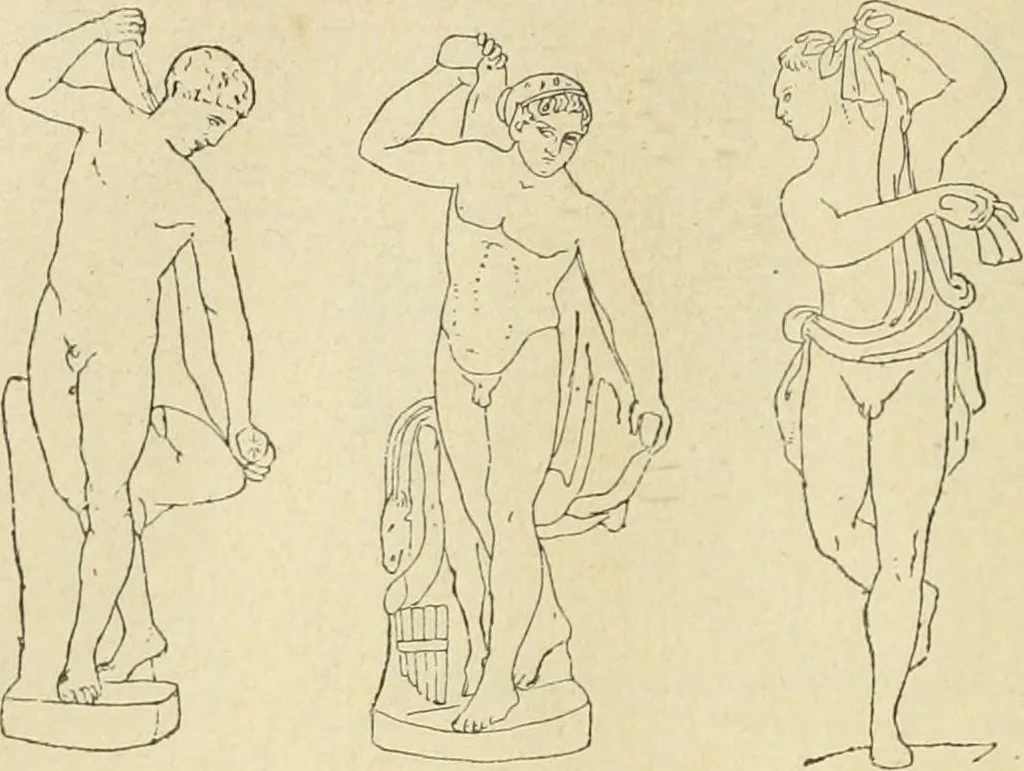 An illustration from Répertoire de la statuaire grecque et romaine, 1908, leaf 183
