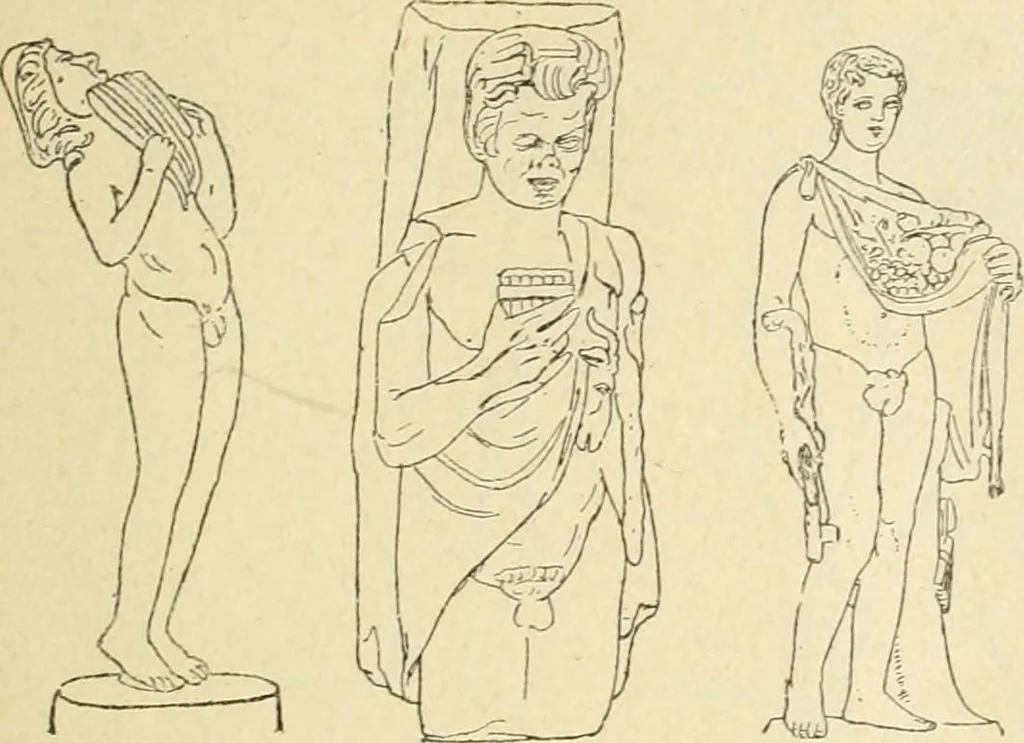 An illustration from Répertoire de la statuaire grecque et romaine, 1908, leaf 184