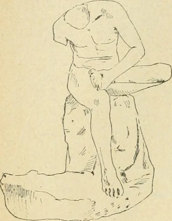 An illustration from Répertoire de la statuaire grecque et romaine, 1908, leaf 187