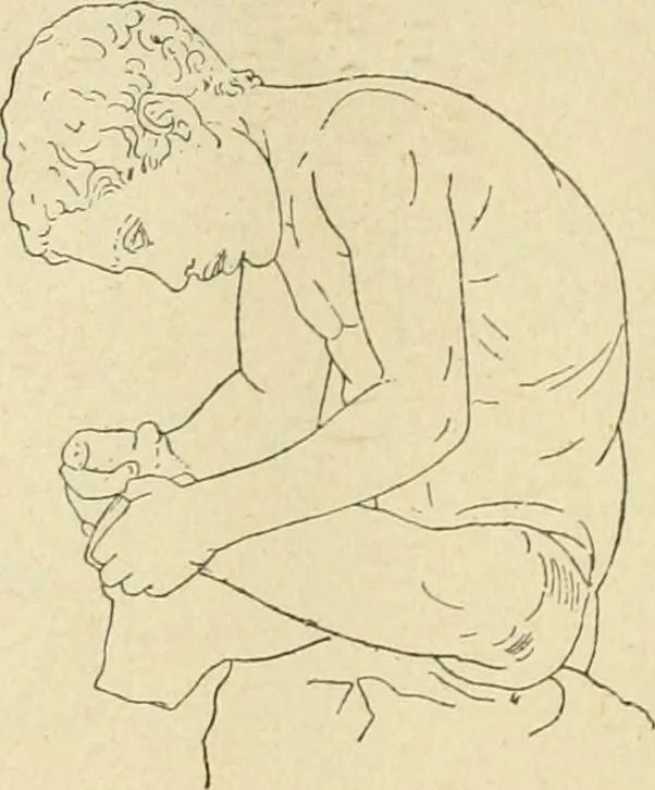 An illustration from Répertoire de la statuaire grecque et romaine, 1908, leaf 187