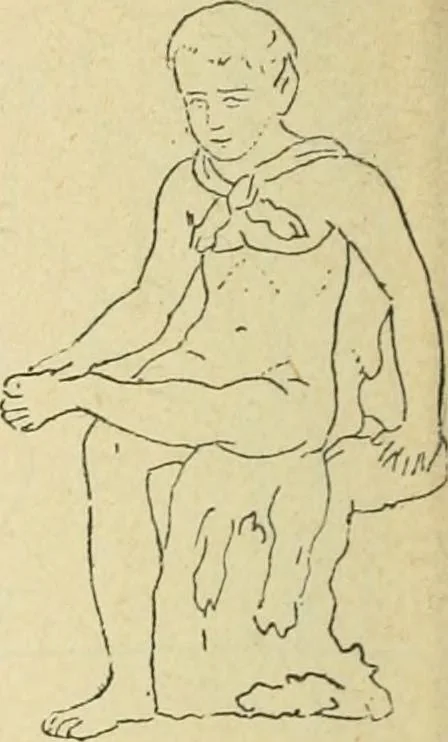 An illustration from Répertoire de la statuaire grecque et romaine, 1908, leaf 187
