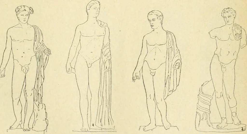 An illustration from Répertoire de la statuaire grecque et romaine, 1908, leaf 192