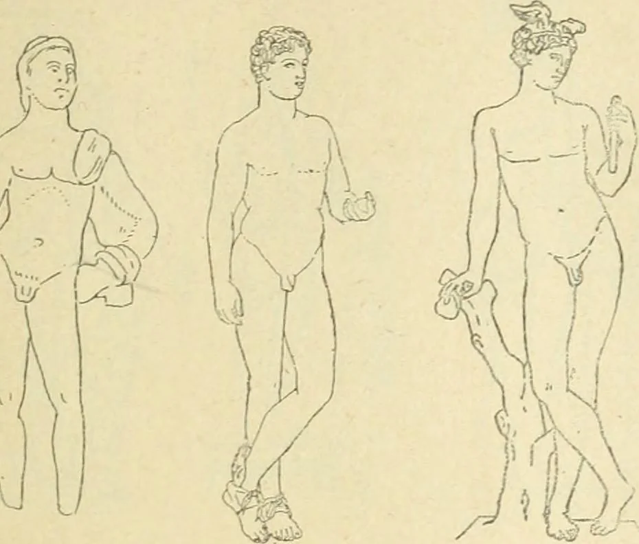An illustration from Répertoire de la statuaire grecque et romaine, 1908, leaf 194