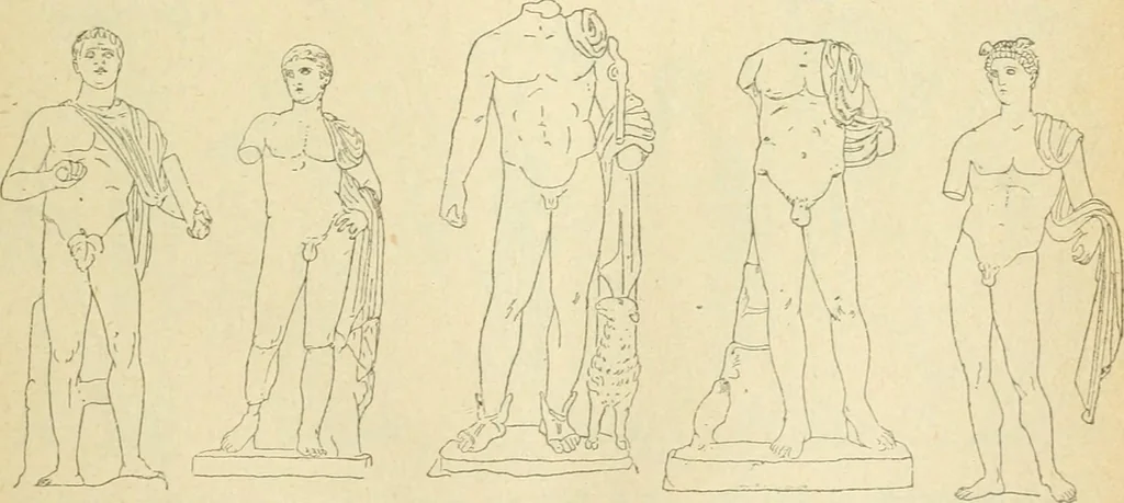 An illustration from Répertoire de la statuaire grecque et romaine, 1908, leaf 194