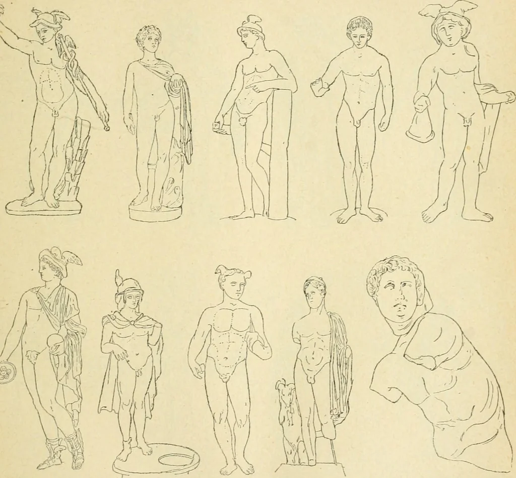 An illustration from Répertoire de la statuaire grecque et romaine, 1908, leaf 196