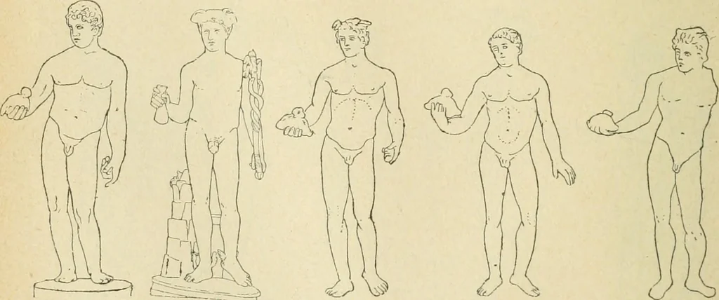 An illustration from Répertoire de la statuaire grecque et romaine, 1908, leaf 199