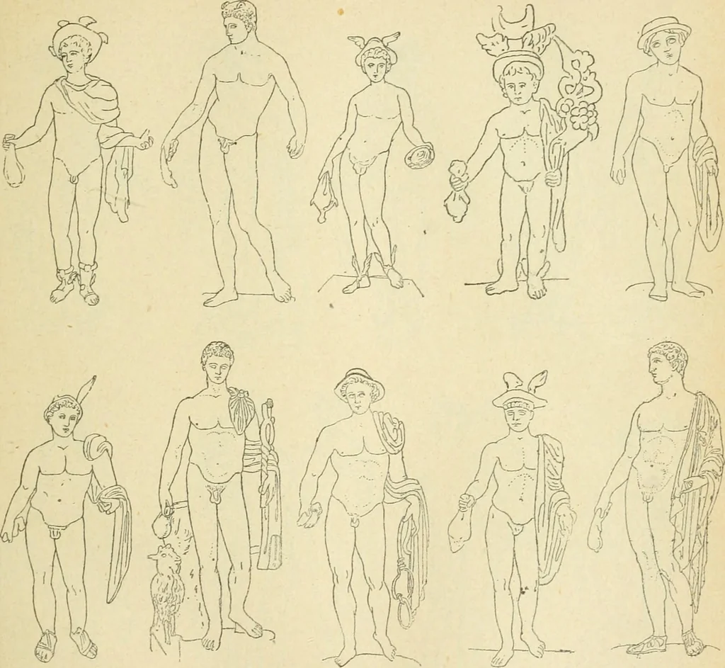 An illustration from Répertoire de la statuaire grecque et romaine, 1908, leaf 202