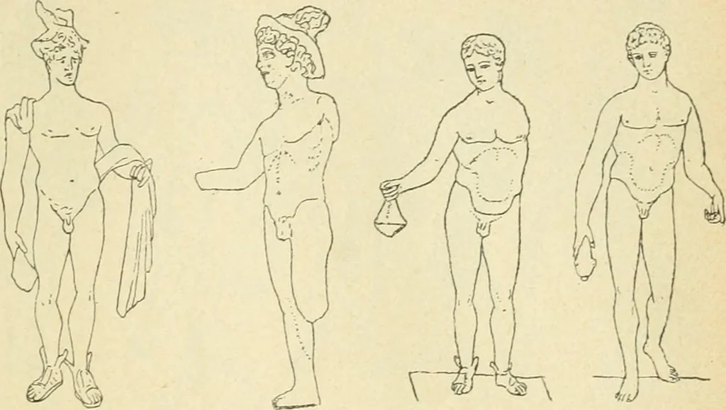 An illustration from Répertoire de la statuaire grecque et romaine, 1908, leaf 204