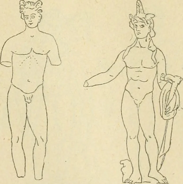 An illustration from Répertoire de la statuaire grecque et romaine, 1908, leaf 205