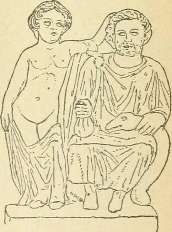 An illustration from Répertoire de la statuaire grecque et romaine, 1908, leaf 210