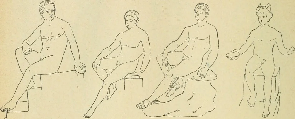 An illustration from Répertoire de la statuaire grecque et romaine, 1908, leaf 211