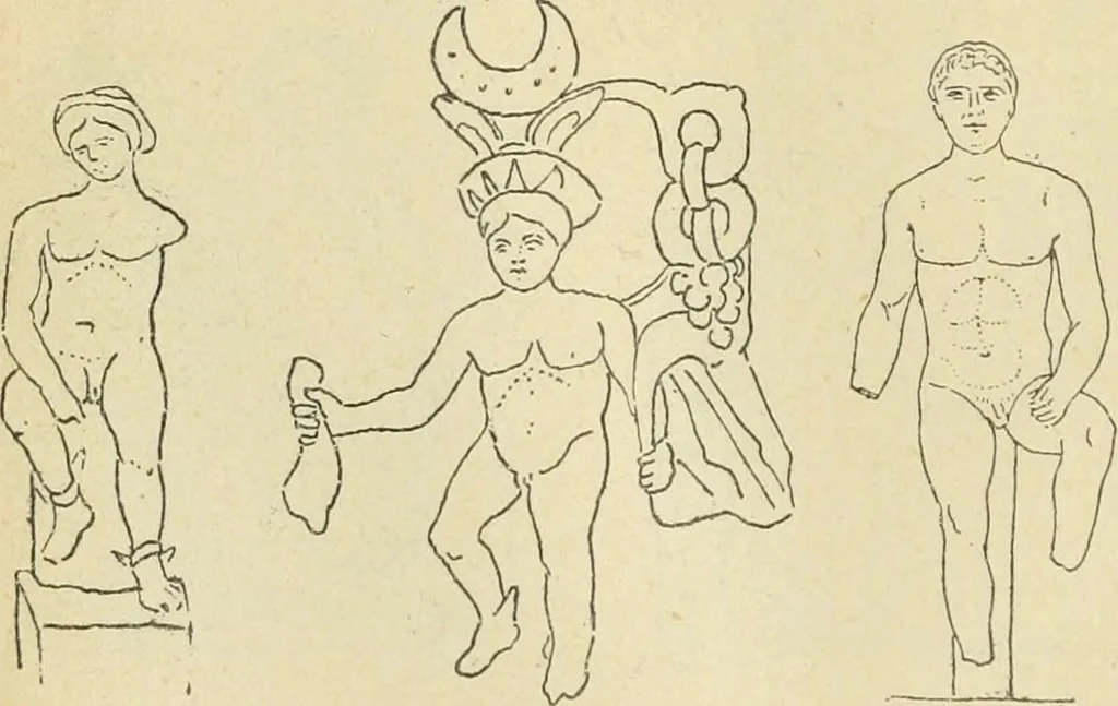 An illustration from Répertoire de la statuaire grecque et romaine, 1908, leaf 211