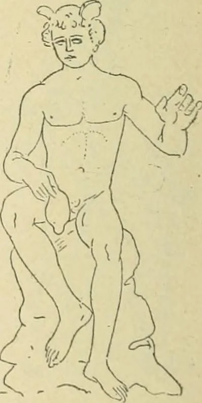 An illustration from Répertoire de la statuaire grecque et romaine, 1908, leaf 211