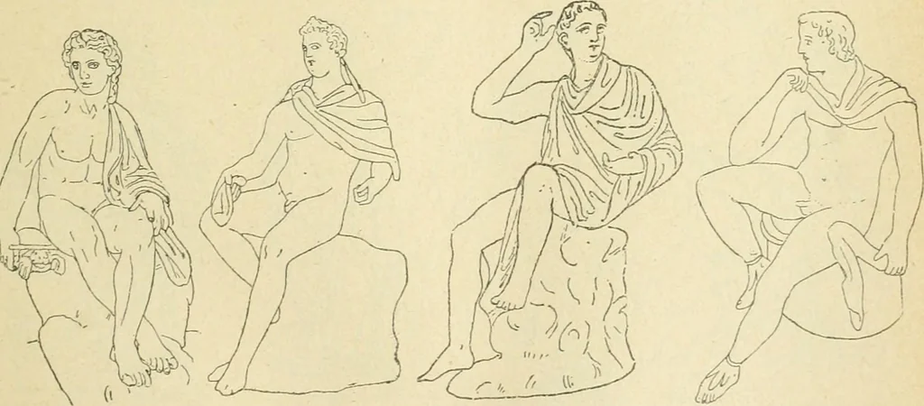 An illustration from Répertoire de la statuaire grecque et romaine, 1908, leaf 212