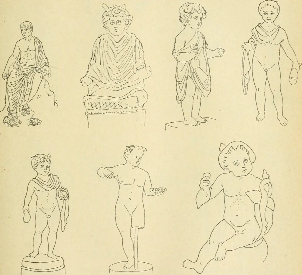 An illustration from Répertoire de la statuaire grecque et romaine, 1908, leaf 214