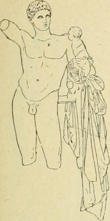 An illustration from Répertoire de la statuaire grecque et romaine, 1908, leaf 216