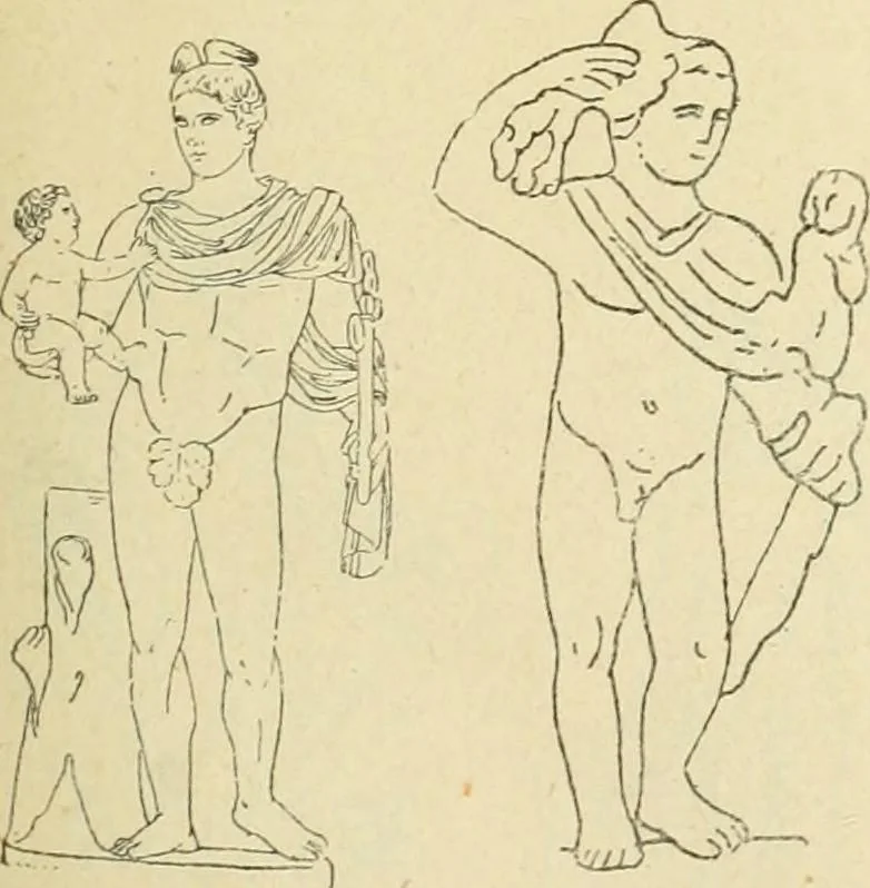 An illustration from Répertoire de la statuaire grecque et romaine, 1908, leaf 216