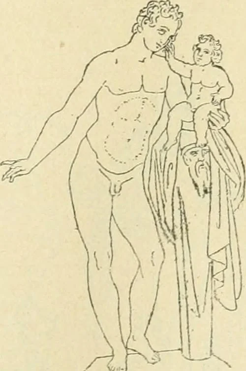 An illustration from Répertoire de la statuaire grecque et romaine, 1908, leaf 216