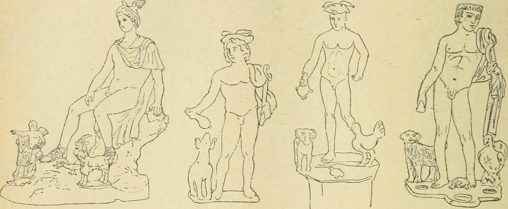 An illustration from Répertoire de la statuaire grecque et romaine, 1908, leaf 217