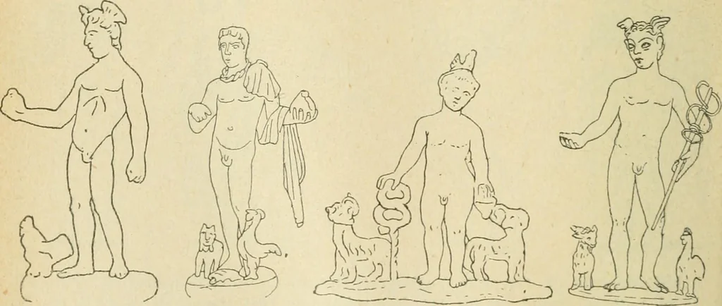 An illustration from Répertoire de la statuaire grecque et romaine, 1908, leaf 217