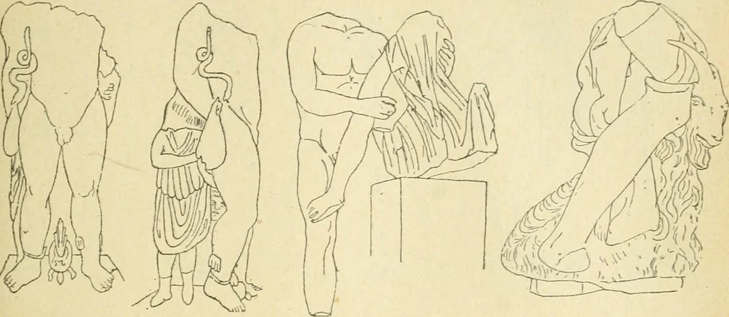 An illustration from Répertoire de la statuaire grecque et romaine, 1908, leaf 218