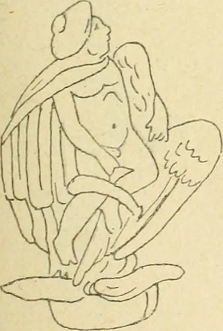An illustration from Répertoire de la statuaire grecque et romaine, 1908, leaf 218