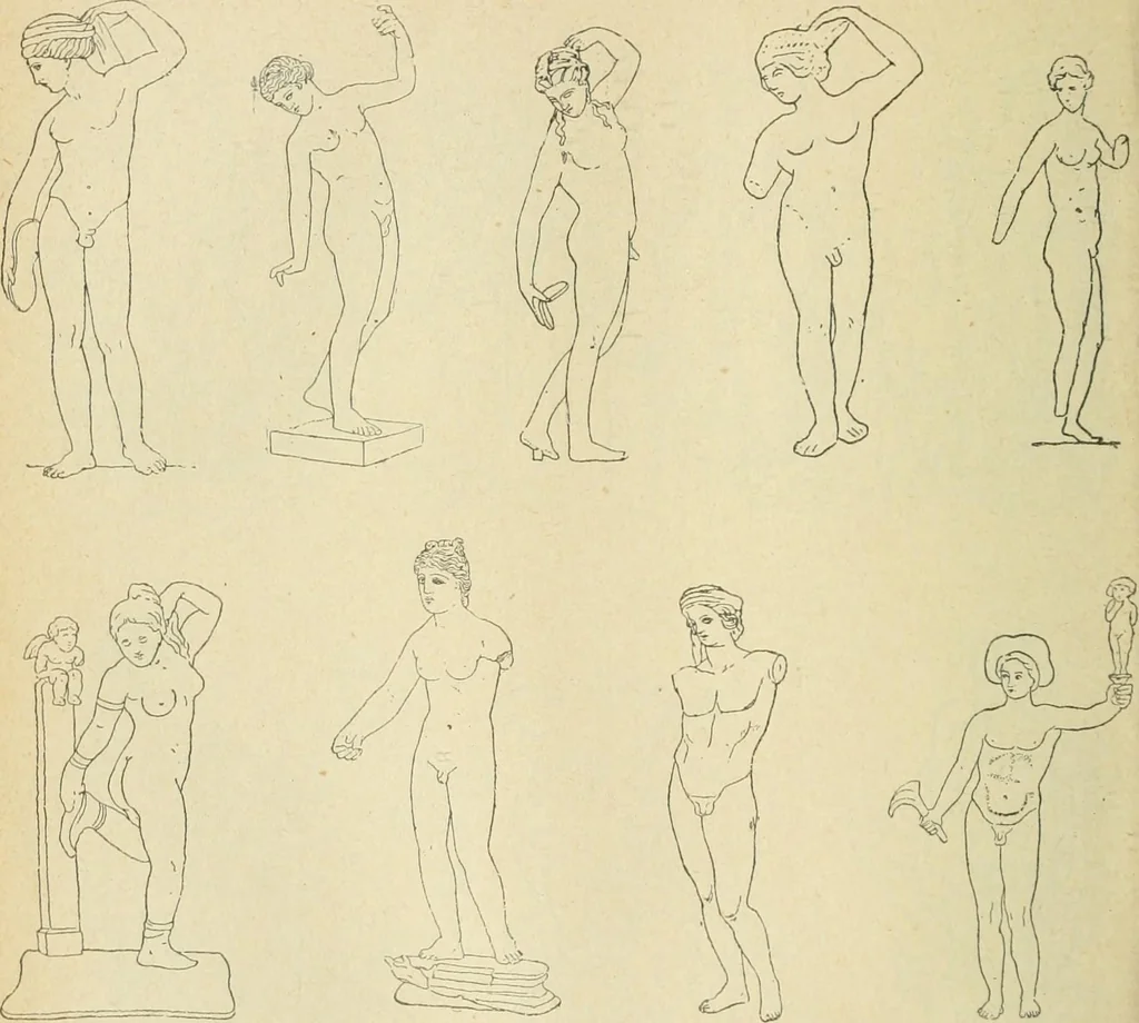An illustration from Répertoire de la statuaire grecque et romaine, 1908, leaf 219