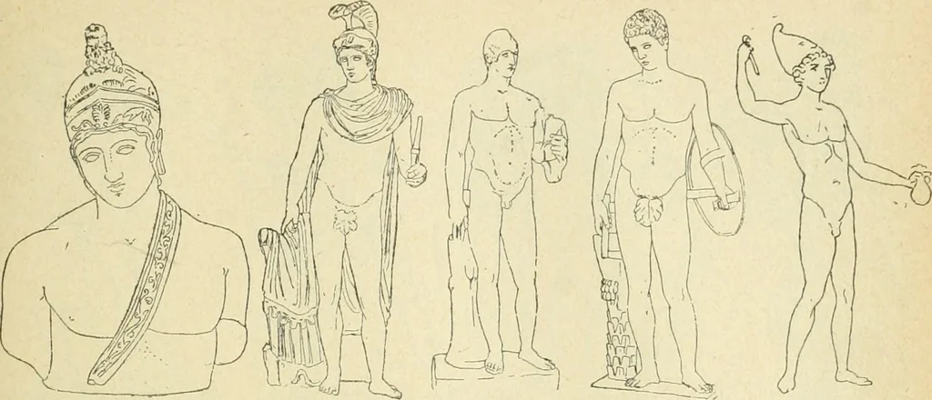 An illustration from Répertoire de la statuaire grecque et romaine, 1908, leaf 222
