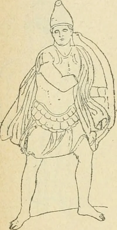 An illustration from Répertoire de la statuaire grecque et romaine, 1908, leaf 227
