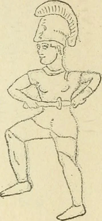 An illustration from Répertoire de la statuaire grecque et romaine, 1908, leaf 227