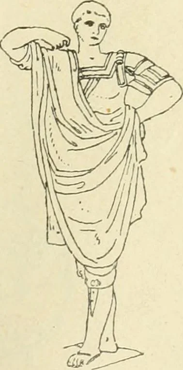 An illustration from Répertoire de la statuaire grecque et romaine, 1908, leaf 234