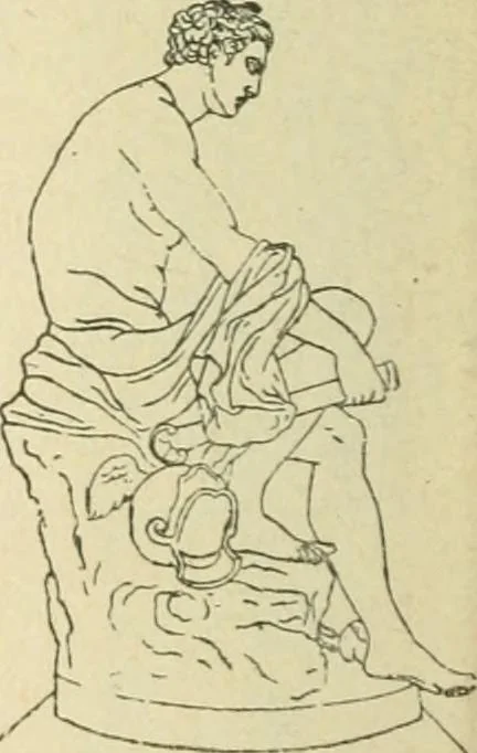 An illustration from Répertoire de la statuaire grecque et romaine, 1908, leaf 235