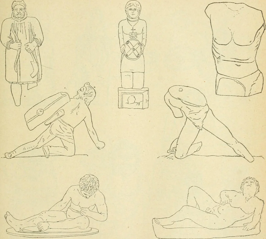 An illustration from Répertoire de la statuaire grecque et romaine, 1908, leaf 242