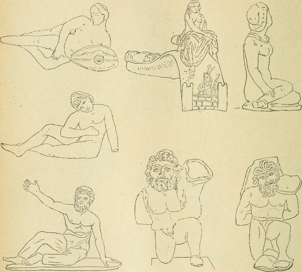 An illustration from Répertoire de la statuaire grecque et romaine, 1908, leaf 243