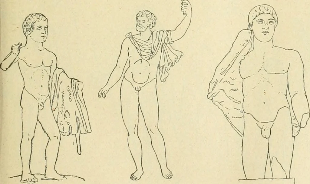 An illustration from Répertoire de la statuaire grecque et romaine, 1908, leaf 250