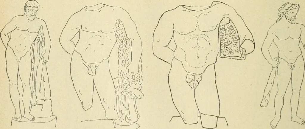 An illustration from Répertoire de la statuaire grecque et romaine, 1908, leaf 253