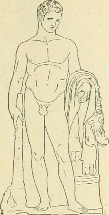 An illustration from Répertoire de la statuaire grecque et romaine, 1908, leaf 254