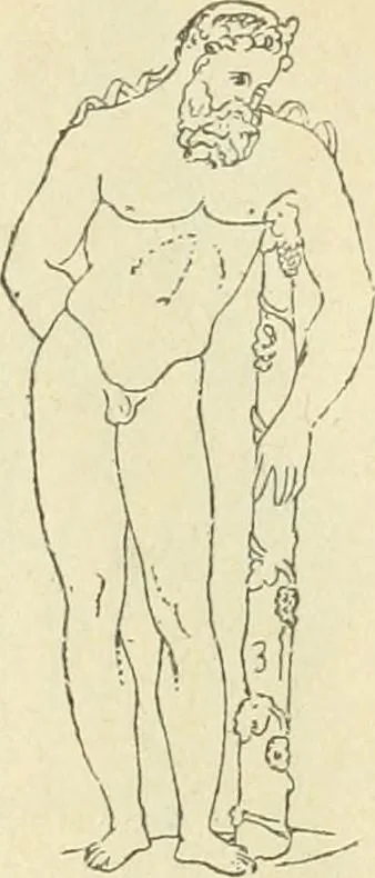 An illustration from Répertoire de la statuaire grecque et romaine, 1908, leaf 254